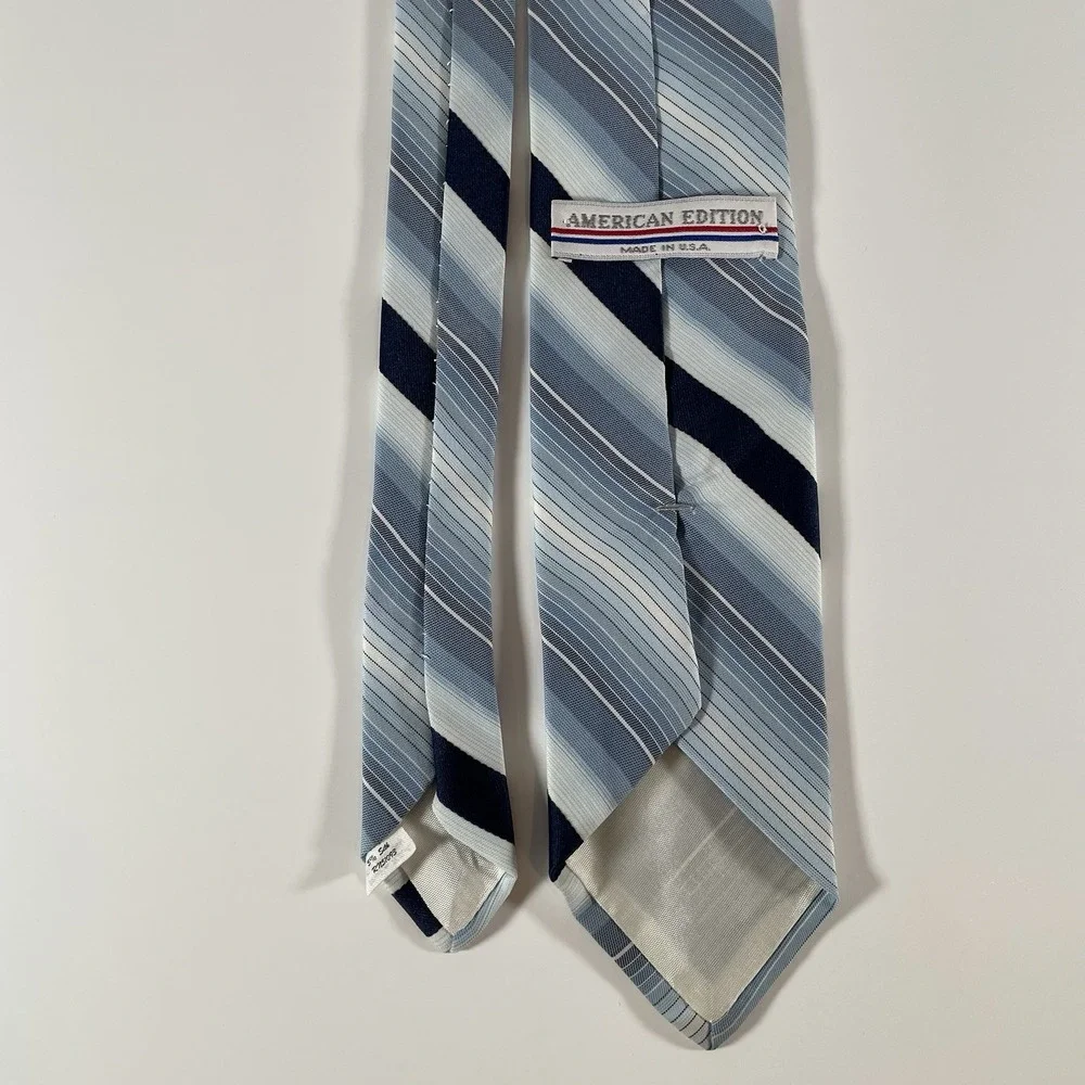 Retro Style Striped Tie‎ Made in the USA American Edition Neckwear
